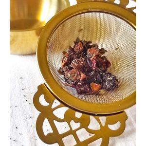 TEA STRAINER GOLD CUP  11*2cm