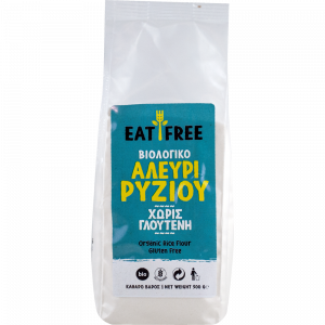 Αλεύρι Ρυζιού χωρίς γλουτένη 500g Eat Free Bio