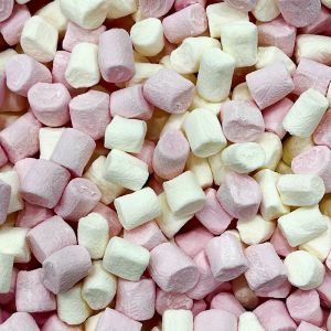 mini marshmallow ροζ λευκο
