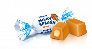 ΚΑΡΑΜΕΛΑ MILKY SPLASH TOFFEE ROSHEN