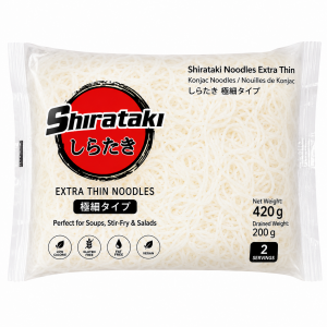 Shirataki Noodles από ρίζα konjac